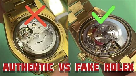 rolex fake and real mechanisms compared|how to identify rolex watches.